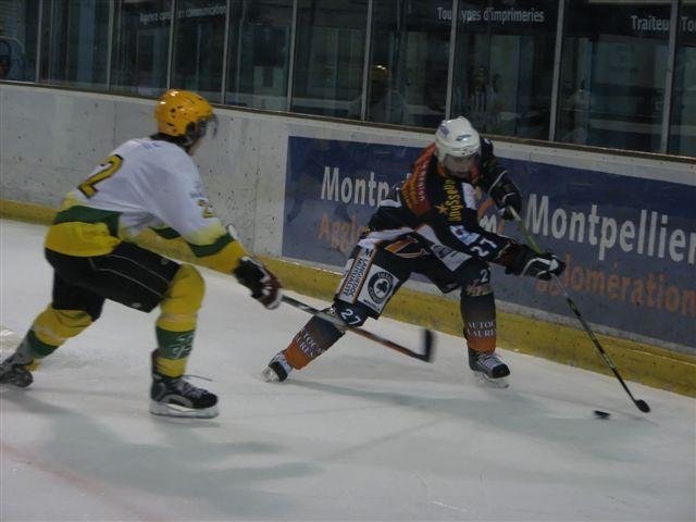 Photo hockey match Montpellier  - Viry-Châtillon le 18/10/2008