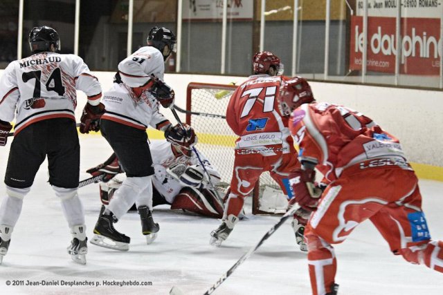 Photo hockey match Valence - Toulouse-Blagnac le 23/12/2011