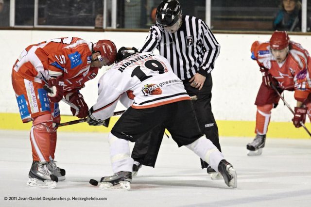 Photo hockey match Valence - Toulouse-Blagnac le 23/12/2011