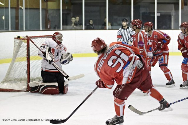 Photo hockey match Valence - Toulouse-Blagnac le 23/12/2011
