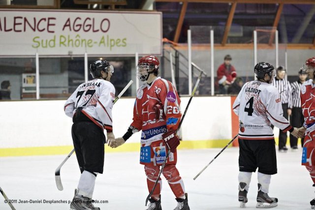 Photo hockey match Valence - Toulouse-Blagnac le 23/12/2011