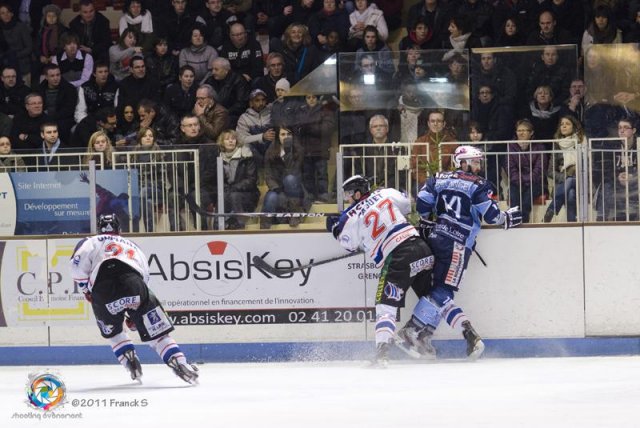 Photo hockey match Angers  - Caen  le 26/12/2011