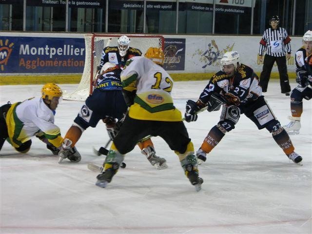 Photo hockey match Montpellier  - Viry-Châtillon le 18/10/2008