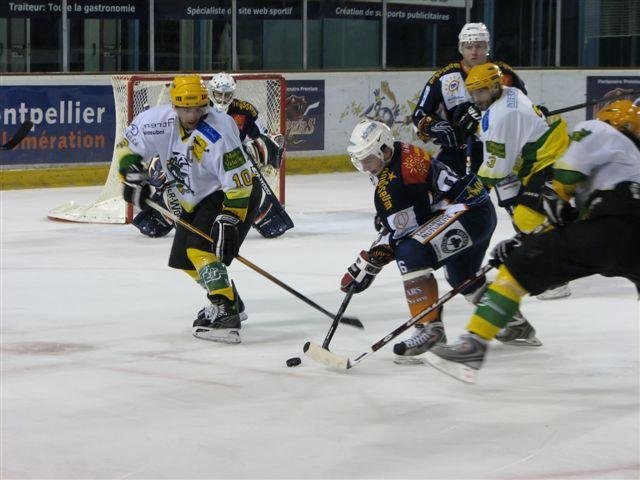 Photo hockey match Montpellier  - Viry-Châtillon le 18/10/2008