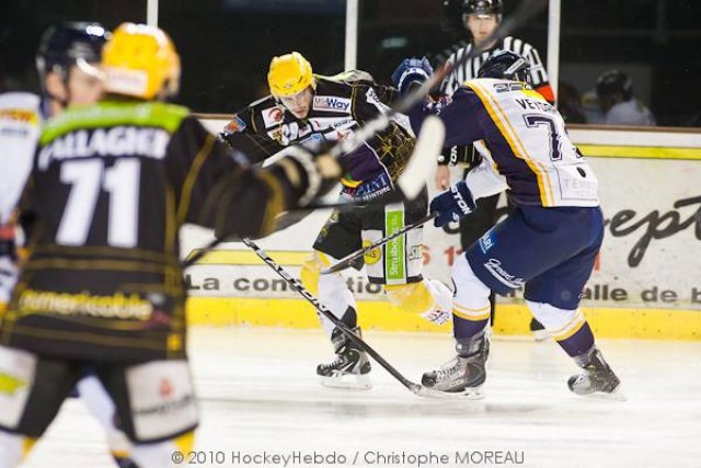 Photo hockey match Strasbourg  - Chamonix  le 26/12/2011