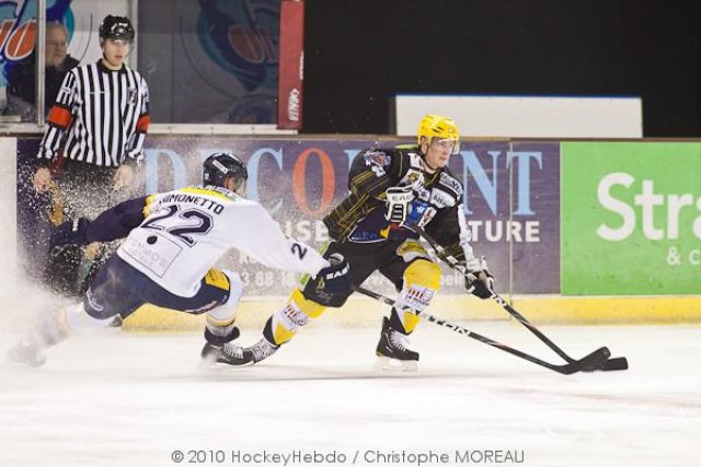 Photo hockey match Strasbourg  - Chamonix  le 26/12/2011