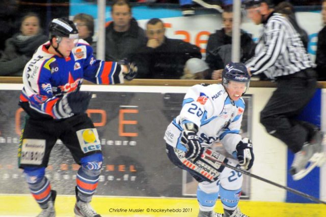 Photo hockey match Caen  - Angers  le 30/12/2011