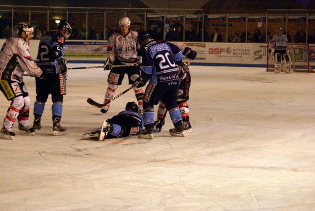 Photo hockey match Angers  - Epinal  le 06/01/2012