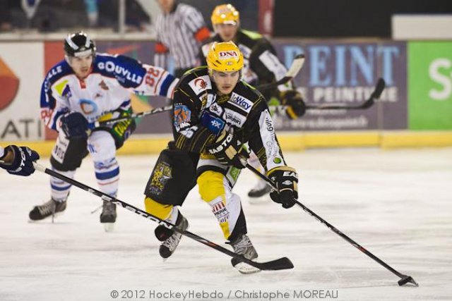 Photo hockey match Strasbourg  - Caen  le 06/01/2012