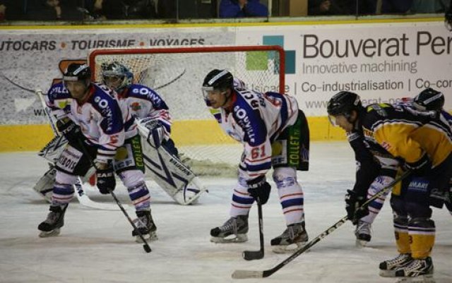 Photo hockey match Chamonix  - Caen  le 08/01/2012