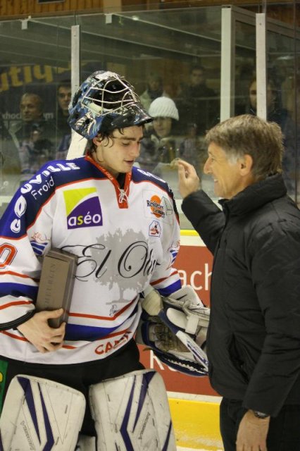 Photo hockey match Chamonix  - Caen  le 08/01/2012