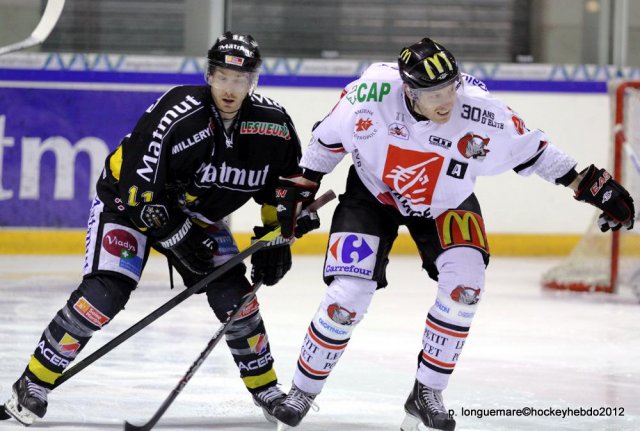 Photo hockey match Rouen - Amiens  le 08/01/2012