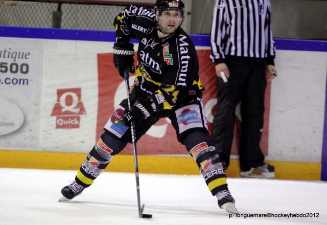 Photo hockey match Rouen - Amiens  le 08/01/2012