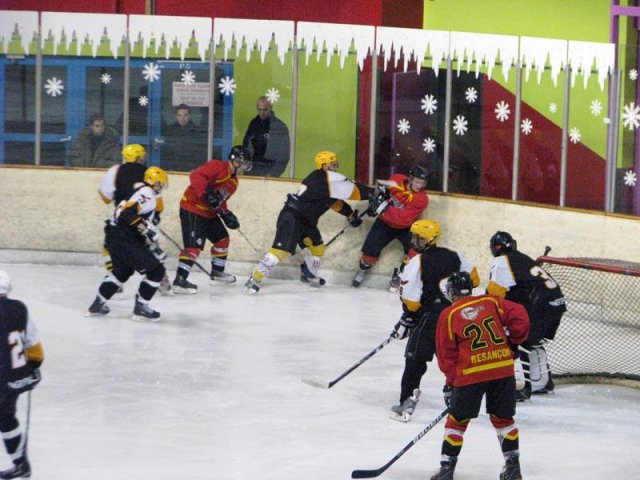 Photo hockey match Besançon - Strasbourg II le 14/01/2012