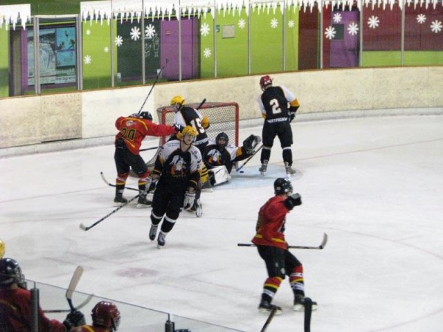 Photo hockey match Besançon - Strasbourg II le 14/01/2012