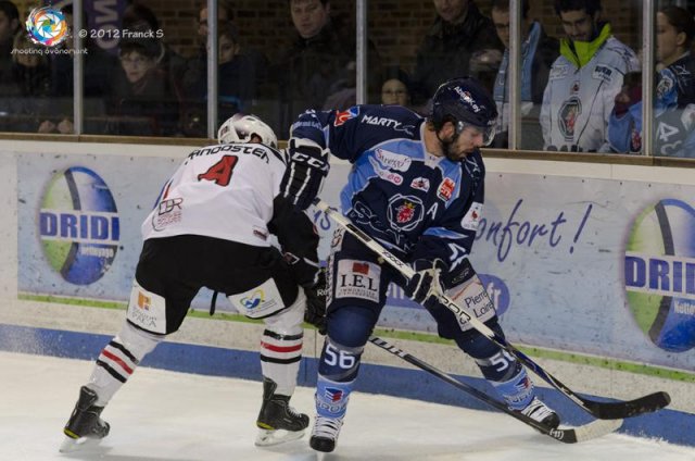 Photo hockey match Angers  - Briançon  le 14/01/2012