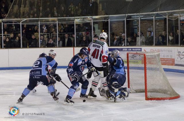 Photo hockey match Angers  - Briançon  le 14/01/2012