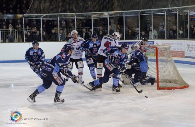 Photo hockey match Angers  - Briançon  le 14/01/2012