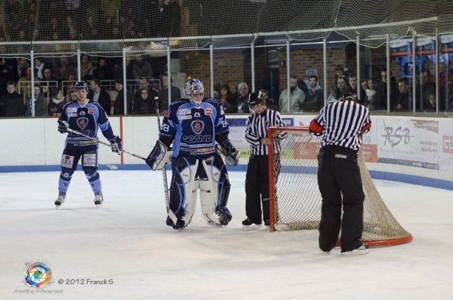 Photo hockey match Angers  - Briançon  le 14/01/2012