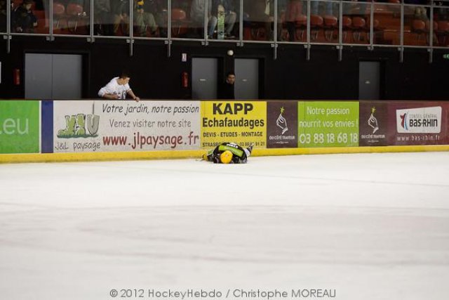 Photo hockey match Strasbourg  - Neuilly/Marne le 14/01/2012