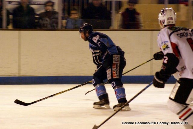 Photo hockey match Angers  - Briançon  le 14/01/2012