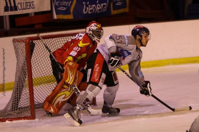 Photo hockey match Orléans - Nantes le 14/01/2012