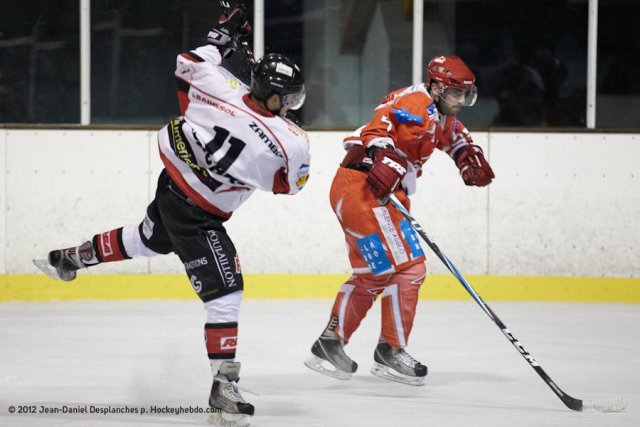 Photo hockey match Valence - Mulhouse le 14/01/2012