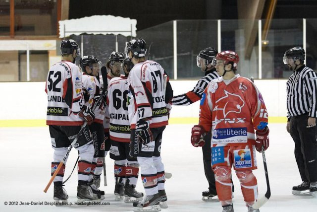 Photo hockey match Valence - Mulhouse le 14/01/2012