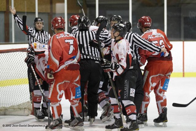 Photo hockey match Valence - Mulhouse le 14/01/2012