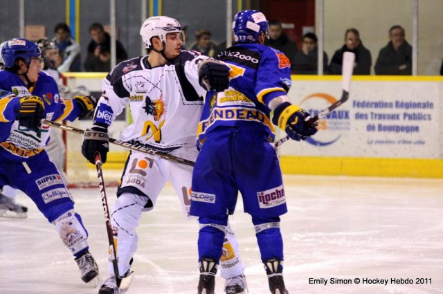 Photo hockey match Dijon  - Grenoble  le 17/01/2012