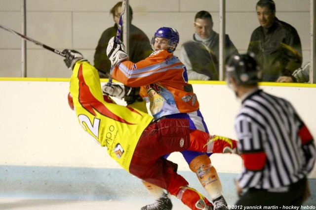 Photo hockey match Clermont-Ferrand - Orléans le 21/01/2012