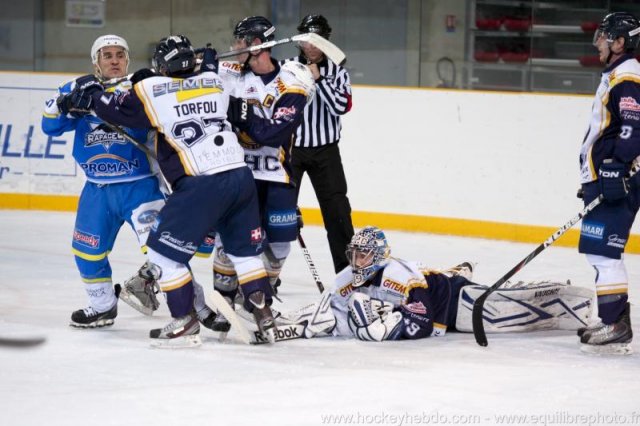 Photo hockey match Gap  - Chamonix  le 21/01/2012