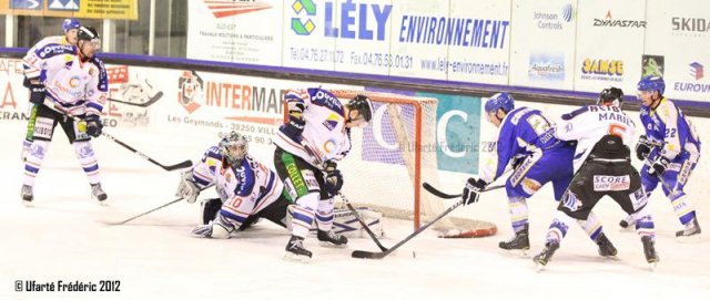 Photo hockey match Villard-de-Lans - Caen  le 24/01/2012