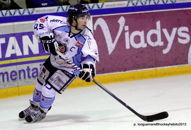 Photo hockey match Rouen - Angers  le 24/01/2012