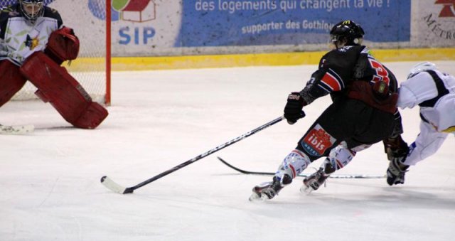 Photo hockey match Amiens  - Grenoble  le 24/01/2012
