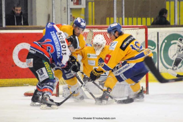 Photo hockey match Caen  - Dijon  le 27/01/2012