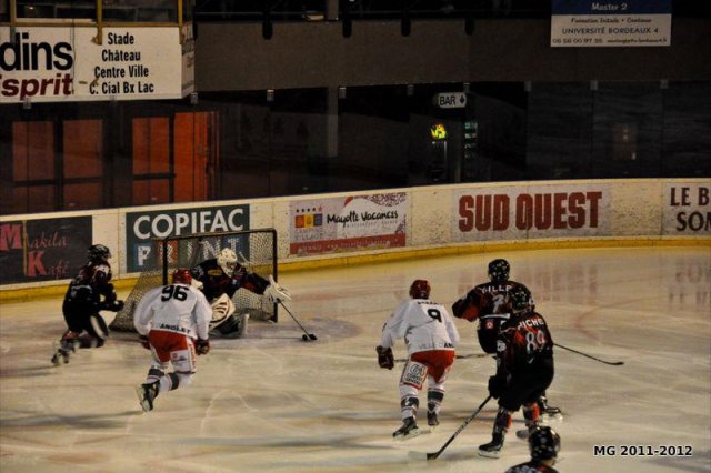 Photo hockey match Bordeaux - Anglet le 27/01/2012