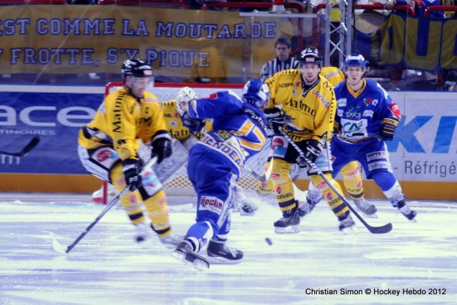 Photo hockey match Rouen - Dijon  le 29/01/2012
