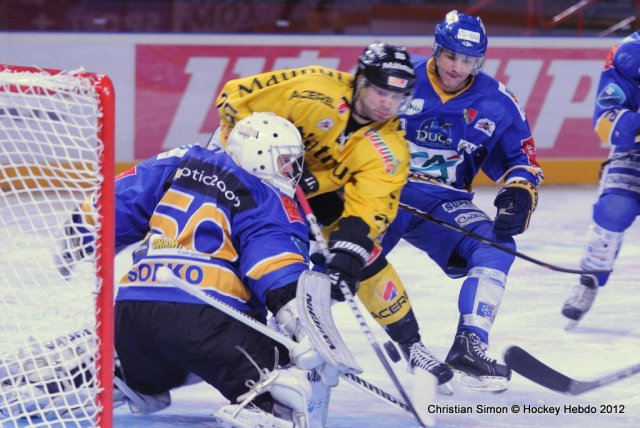 Photo hockey match Rouen - Dijon  le 29/01/2012