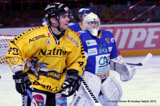 Photo hockey match Rouen - Dijon  le 29/01/2012