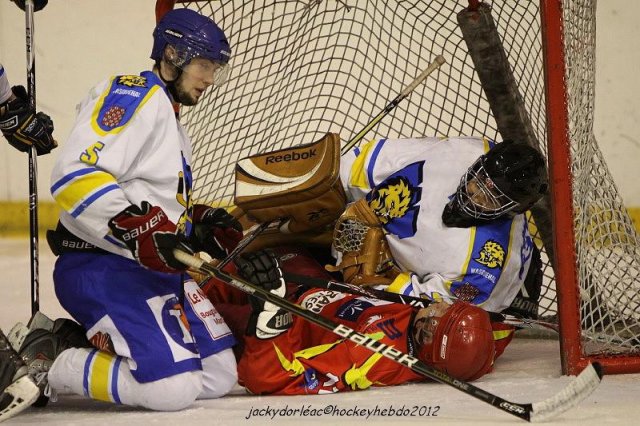 Photo hockey match Orléans - Wasquehal Lille le 28/01/2012