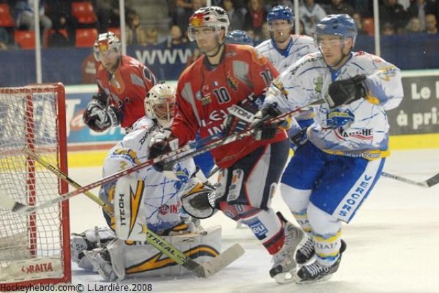 Photo hockey match Grenoble  - Villard-de-Lans le 21/10/2008