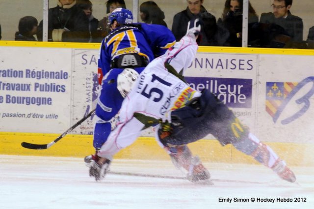Photo hockey match Dijon  - Epinal  le 31/01/2012
