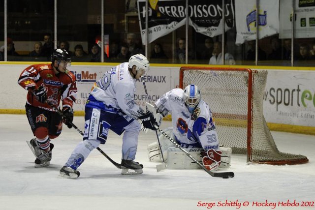 Photo hockey match Mulhouse - Reims* le 04/02/2012