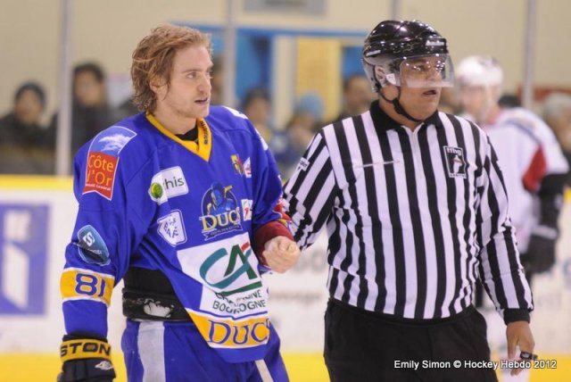 Photo hockey match Dijon  - Briançon  le 17/02/2012