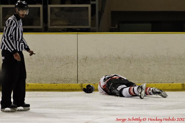 Photo hockey match Nice - Mulhouse le 18/02/2012