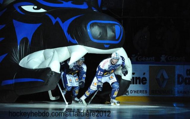Photo hockey match Grenoble  - Caen  le 21/02/2012
