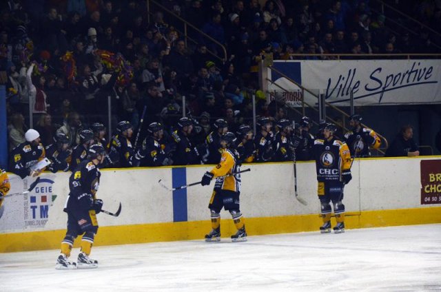 Photo hockey match Chamonix  - Dijon  le 21/02/2012
