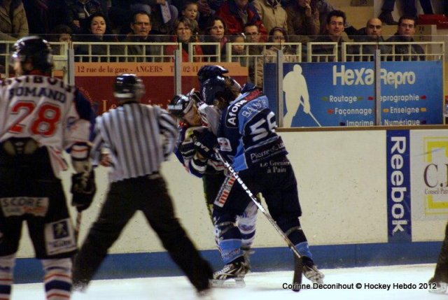 Photo hockey match Angers  - Caen  le 25/02/2012