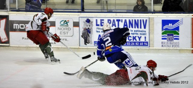 Photo hockey match Reims* - Cergy-Pontoise le 25/02/2012